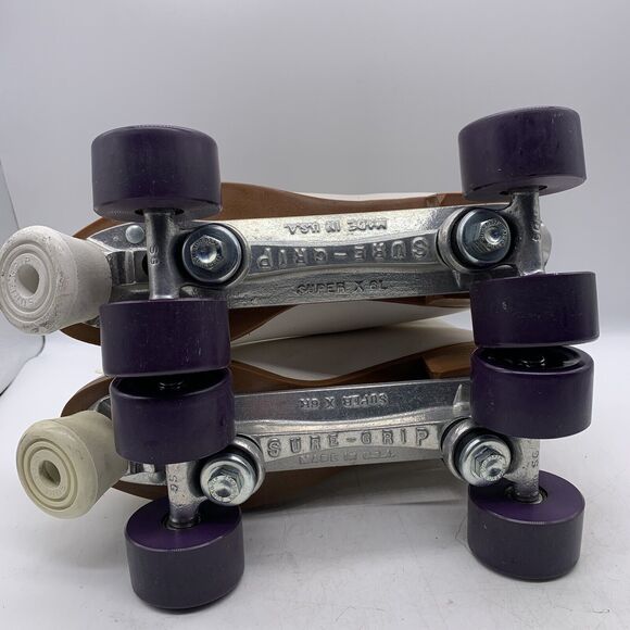 Vintage Dominion Canada Roller Skates Fame Wheels-Sure•Grip  X 6r Sz 9 USA - Picture 15 of 16